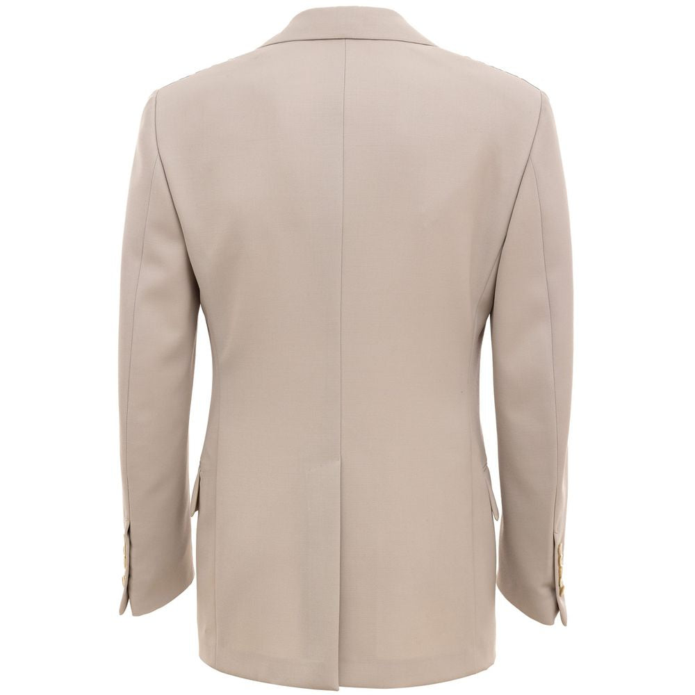 Beige Wool Blazer-Tom Ford-LabelTerrace.com