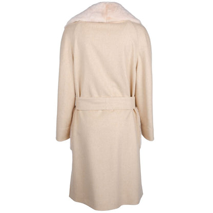 Beige Wool Jackets & Coat