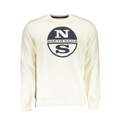 Bianco Cotton Men Sweatshirt