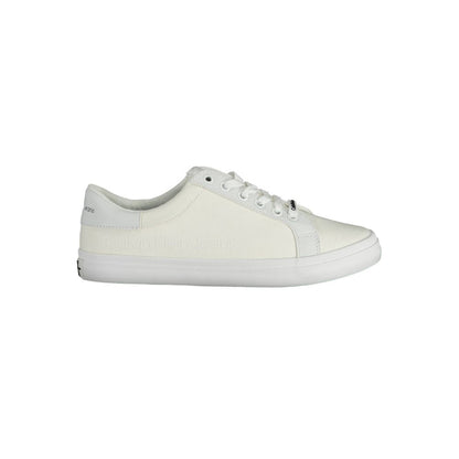 Bianco Cotton Women Sneaker