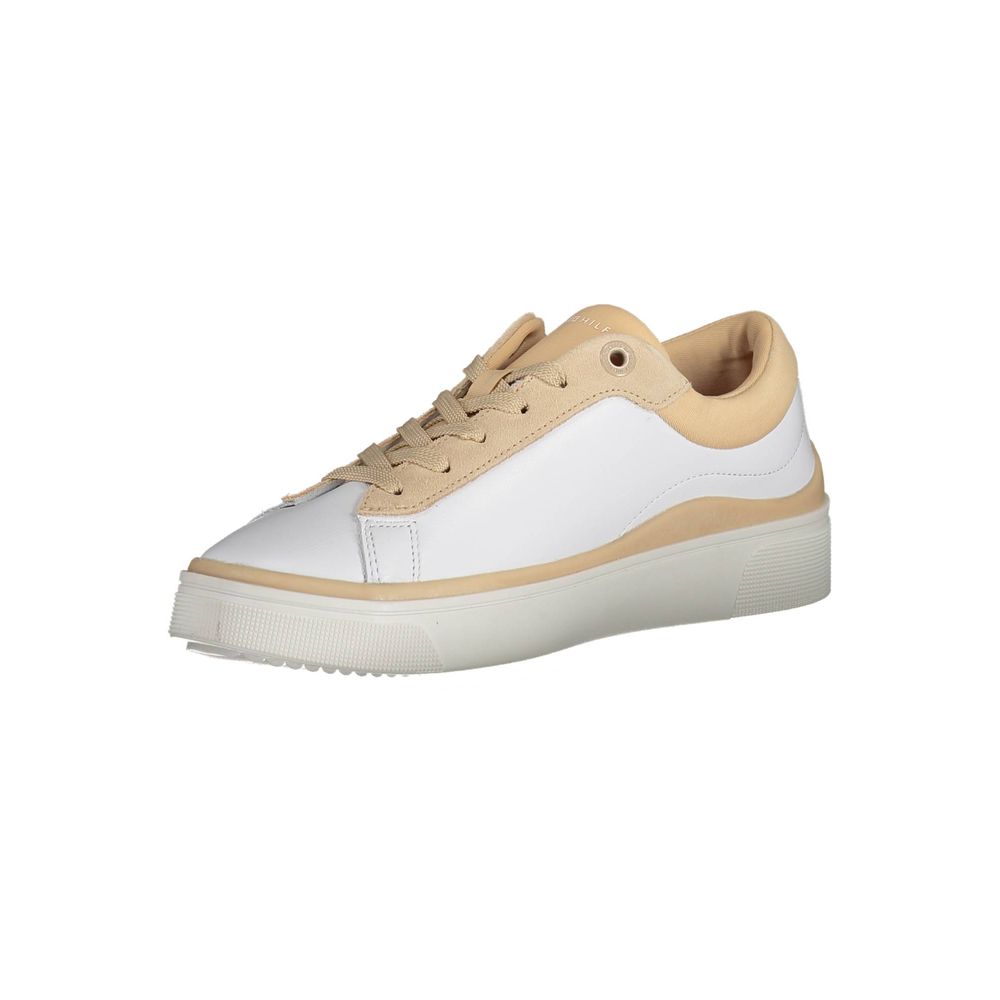 Bianco Polyester Women Sneaker