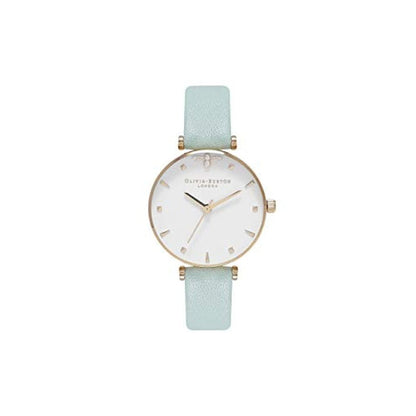 Bicolor Artificial Leather Dress Watch