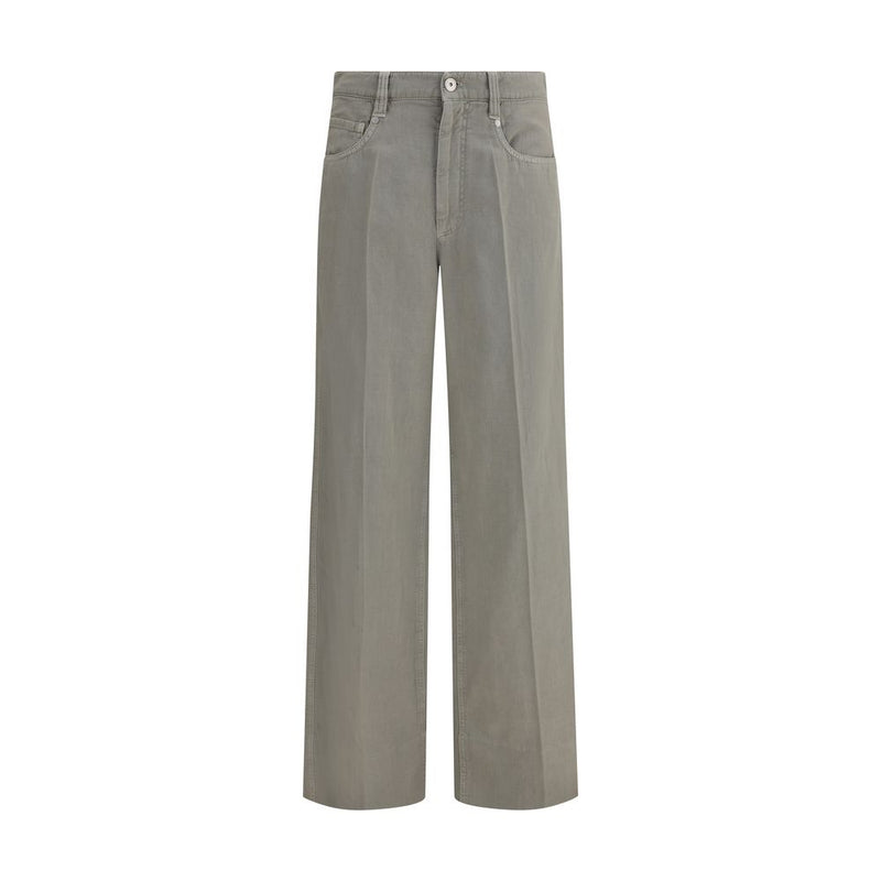 Bicolor Cotton Relaxed Fit Jeans