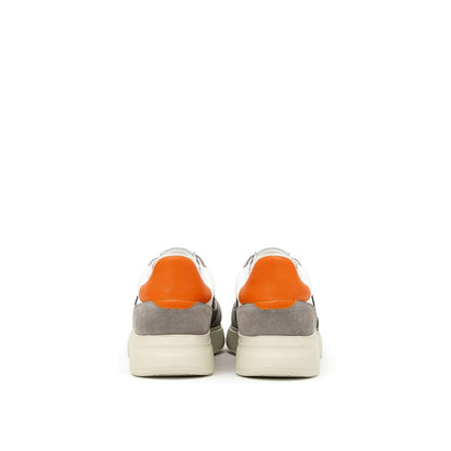 Bicolor Fabric And Leather Sneaker-Axel Arigato-LabelTerrace.com