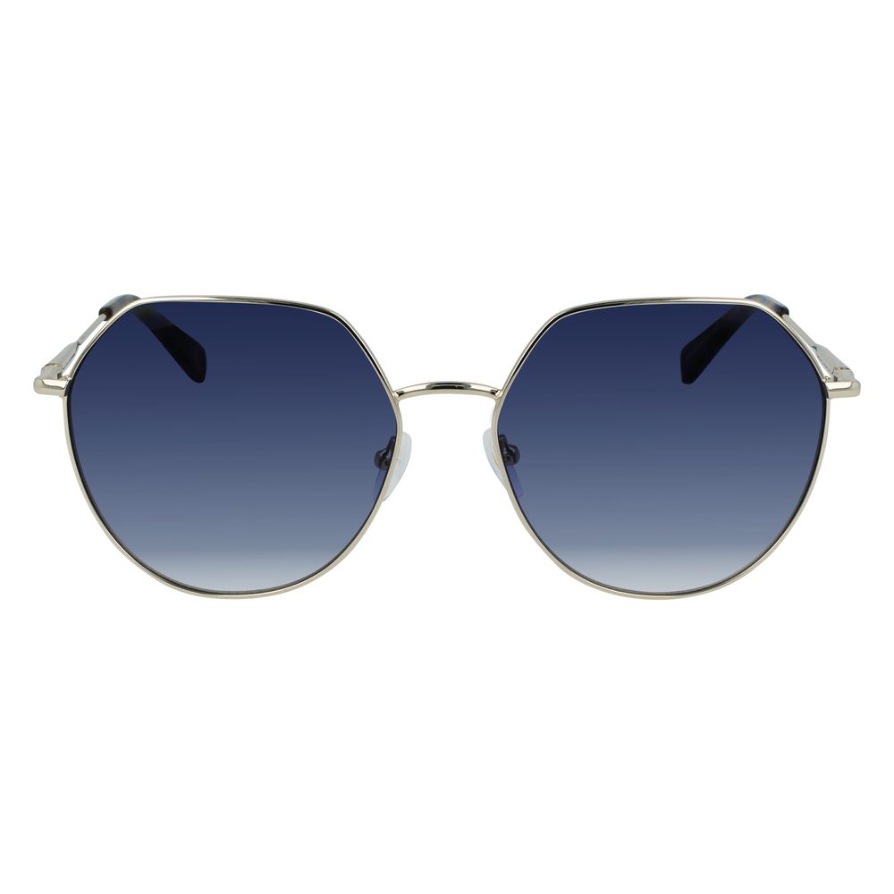 Bicolor Metal Sunglasses-Longchamp-LabelTerrace.com