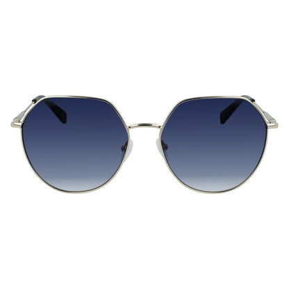 Bicolor Metal Sunglasses-Longchamp-LabelTerrace.com