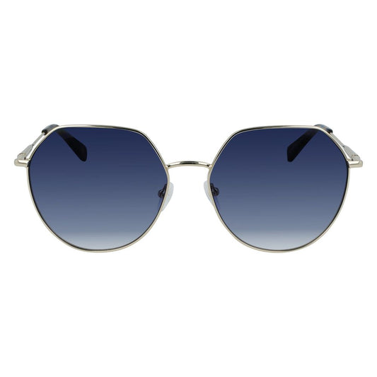 Bicolor Metal Sunglasses-Longchamp-LabelTerrace.com
