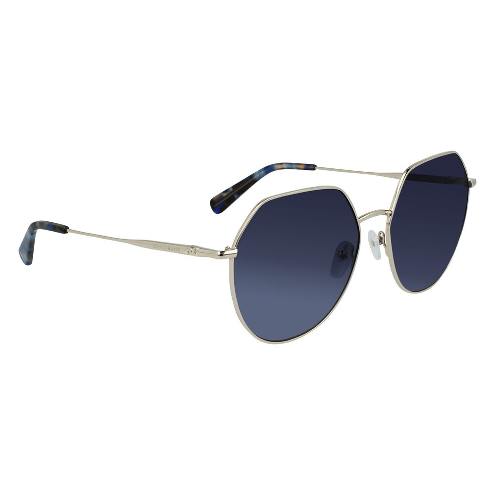 Bicolor Metal Sunglasses-Longchamp-LabelTerrace.com