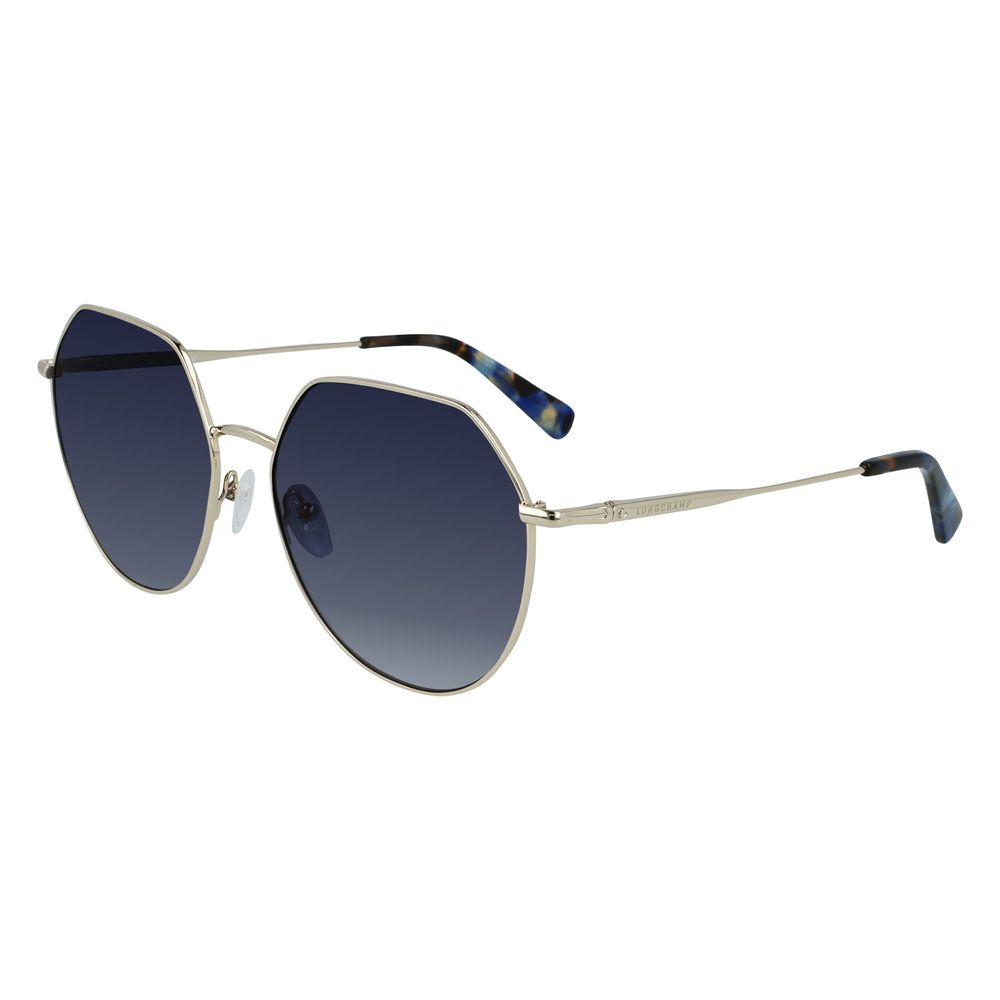 Bicolor Metal Sunglasses-Longchamp-LabelTerrace.com