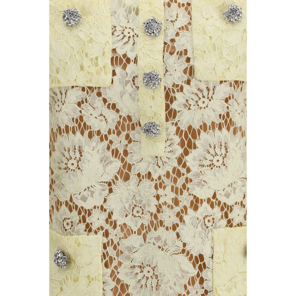 Bicolor Polyamide Casual Dress