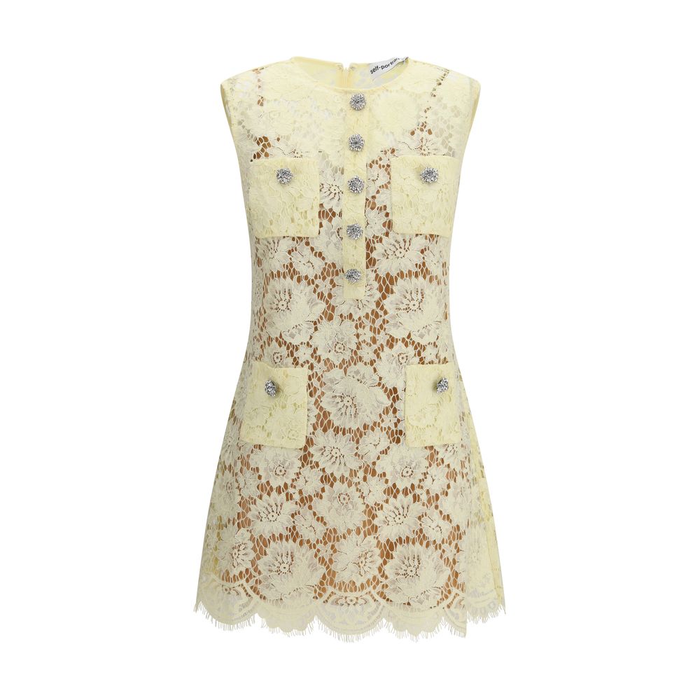 Bicolor Polyamide Casual Dress