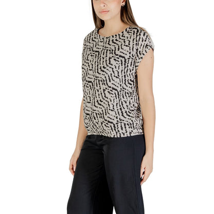 Bicolor Viscose Blouse