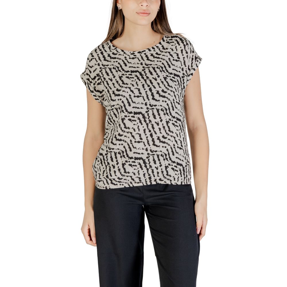 Bicolor Viscose Blouse
