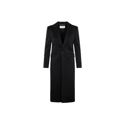 Black Acetate Coat