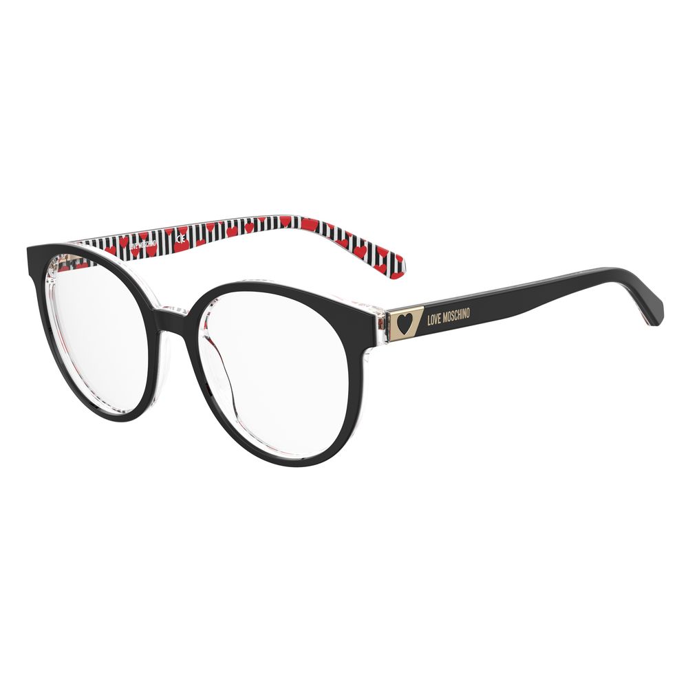 Black Acetate Frames-Love Moschino-LabelTerrace.com