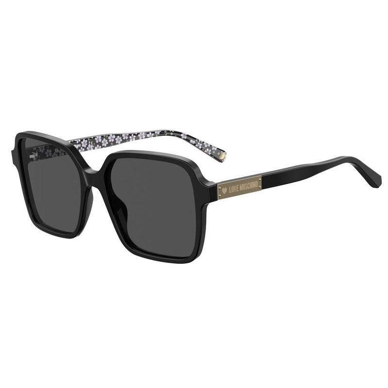 Black Acetate Sunglasses-Love Moschino-LabelTerrace.com