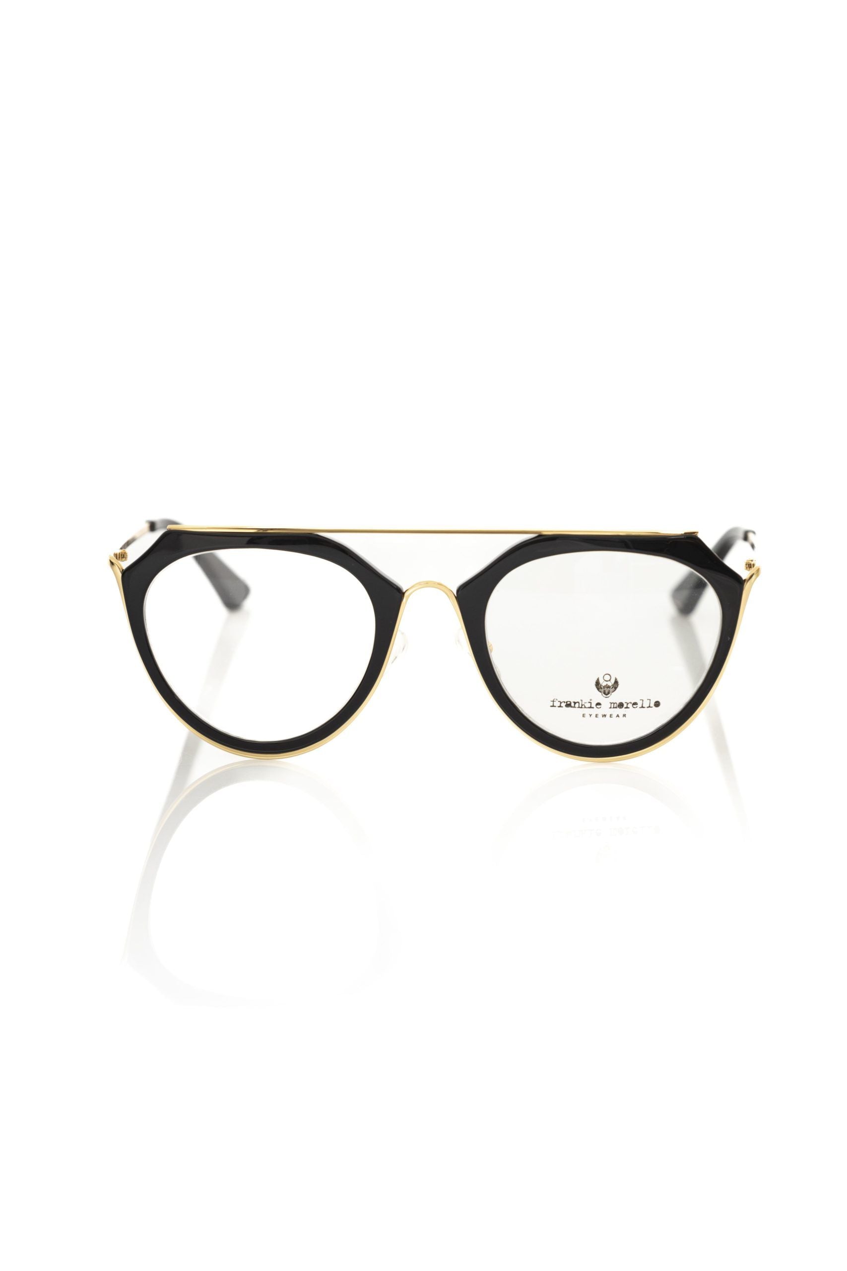 Black Acetate Women Frame-Frankie Morello-LabelTerrace.com