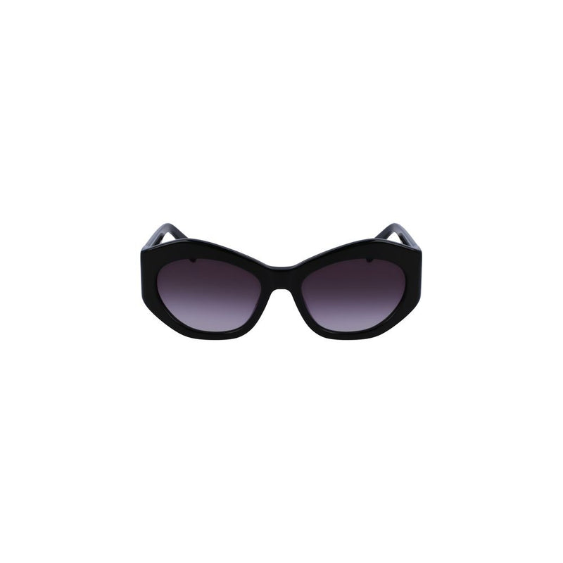 Black Acetate Women Sunglass-Liu Jo-LabelTerrace.com