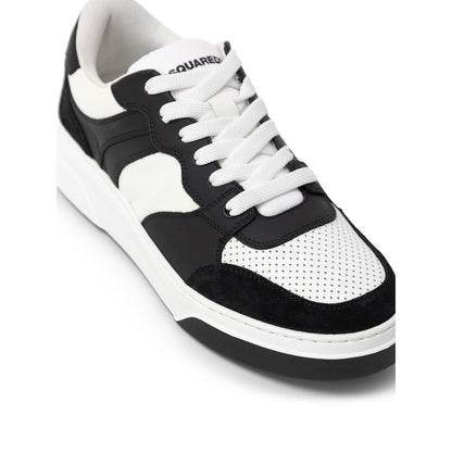 Black And White Leather Sneaker