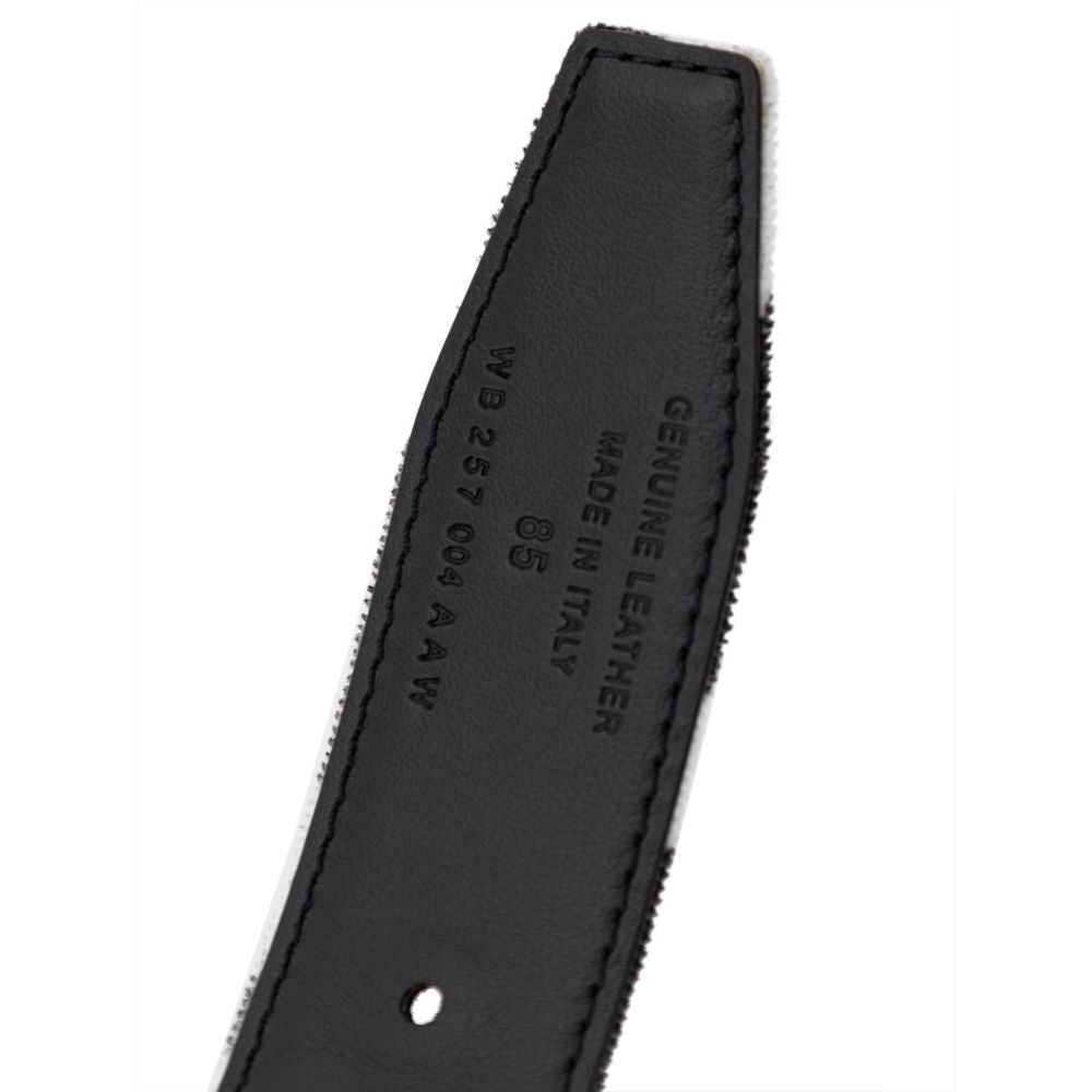 Black And White Leather Belt-Tom Ford-LabelTerrace.com