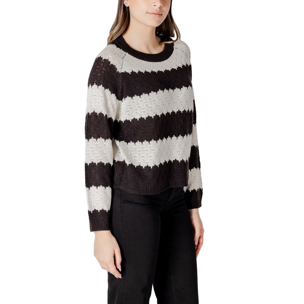 Black And White Marabou Sweater