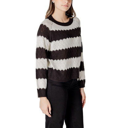 Black And White Marabou Sweater