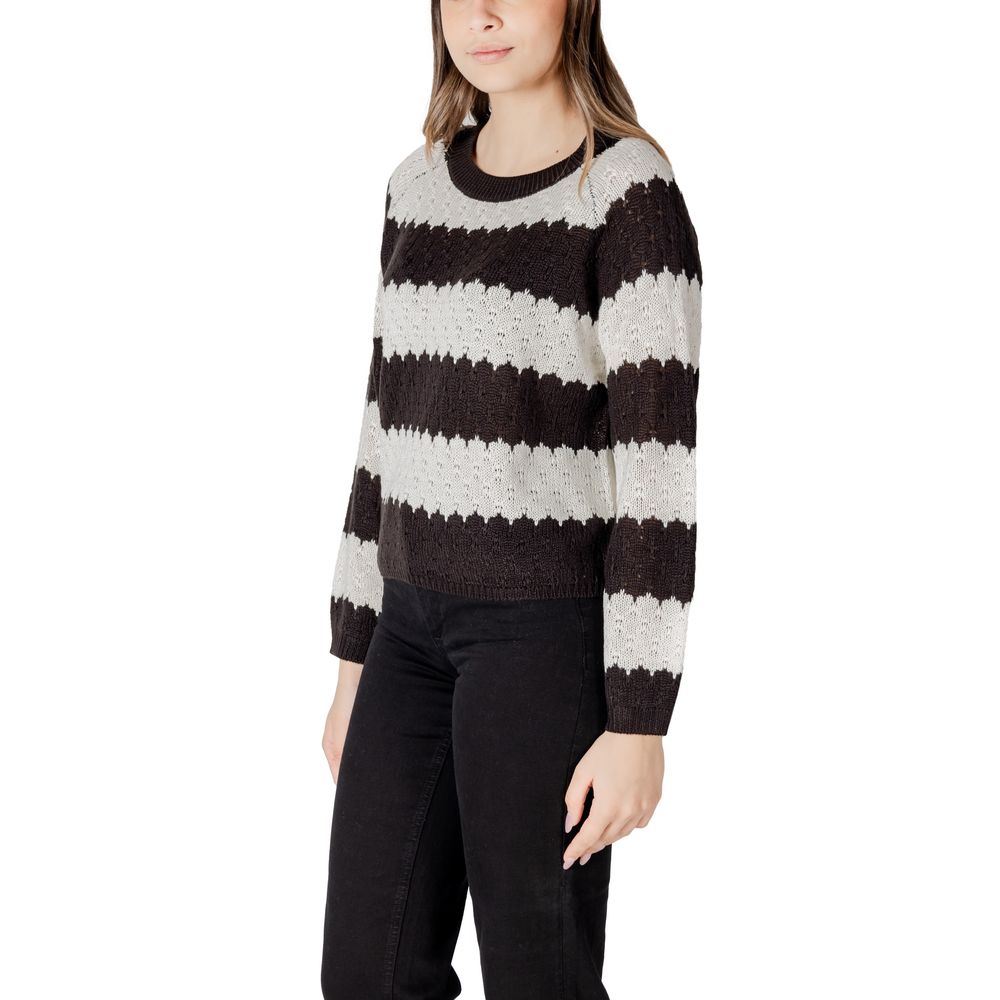 Black And White Marabou Sweater