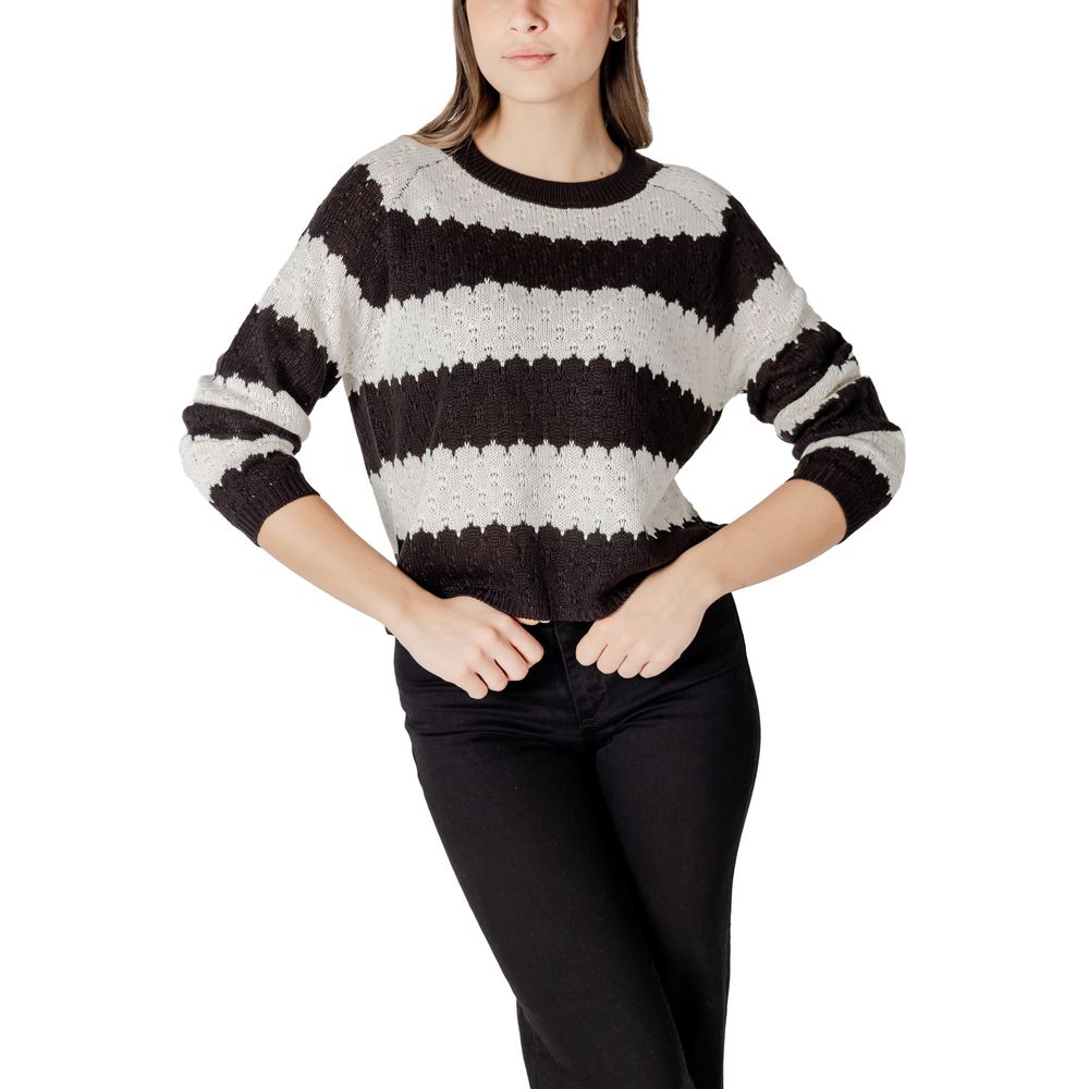 Black And White Marabou Sweater