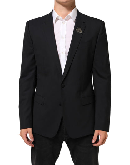 Black Bee MARTINI 2 Button Men Suit Blazer-Dolce & Gabbana-LabelTerrace.com