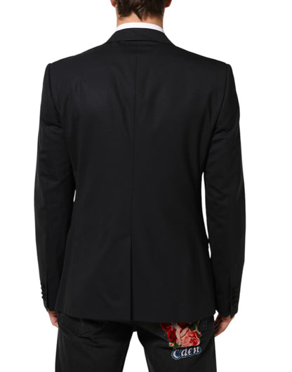 Black Bee MARTINI 2 Button Men Suit Blazer-Dolce & Gabbana-LabelTerrace.com