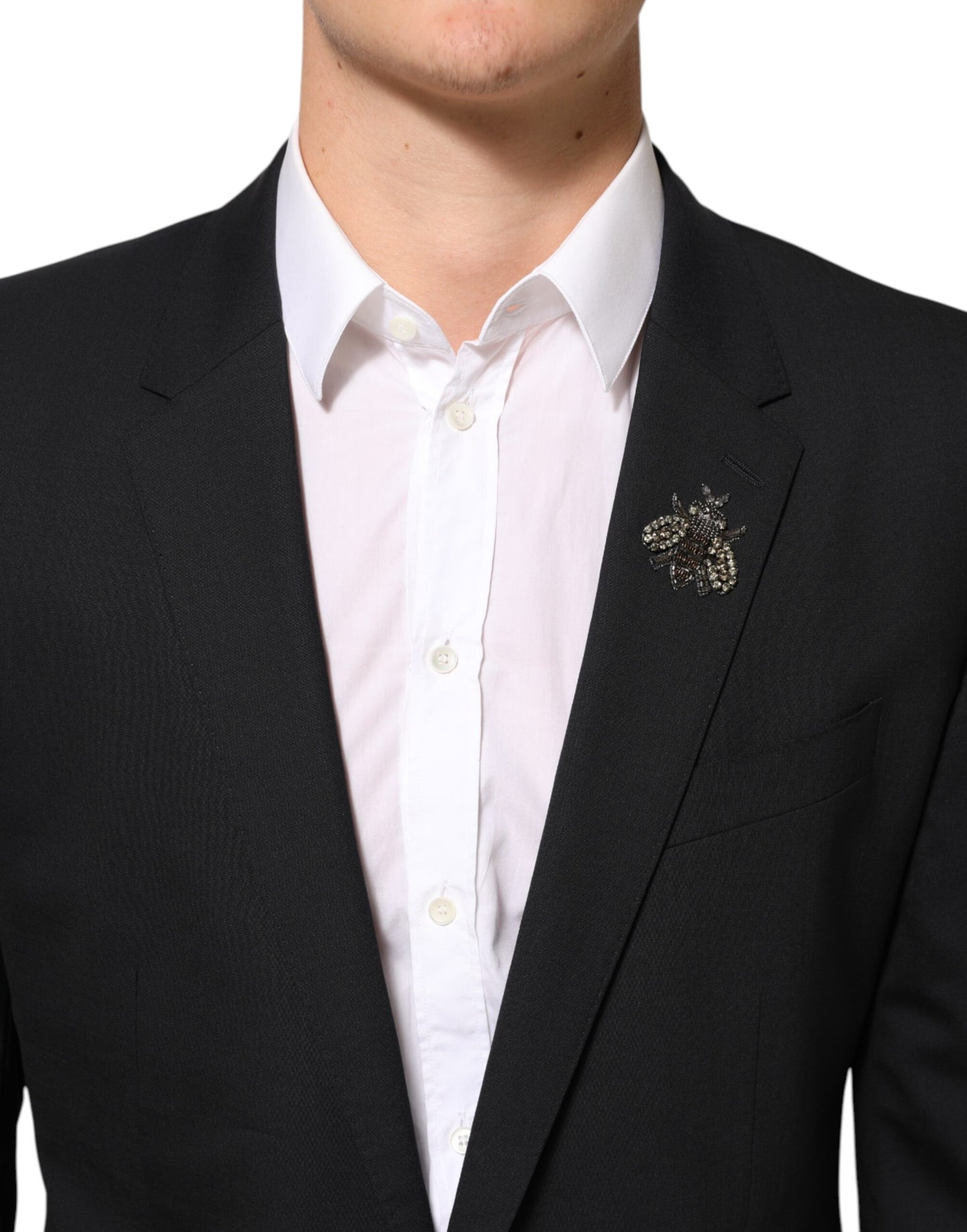 Black Bee MARTINI 2 Button Men Suit Blazer-Dolce & Gabbana-LabelTerrace.com