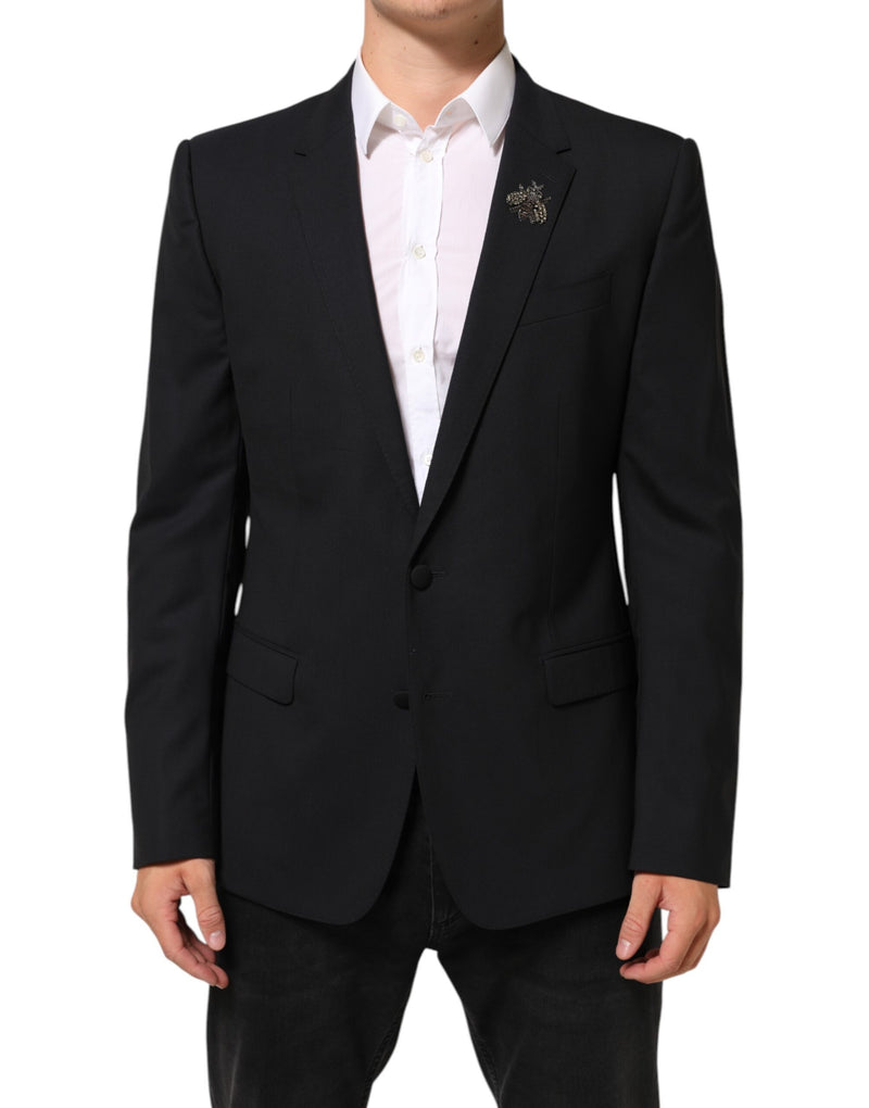 Black Bee MARTINI 2 Button Men Suit Blazer-Dolce & Gabbana-LabelTerrace.com