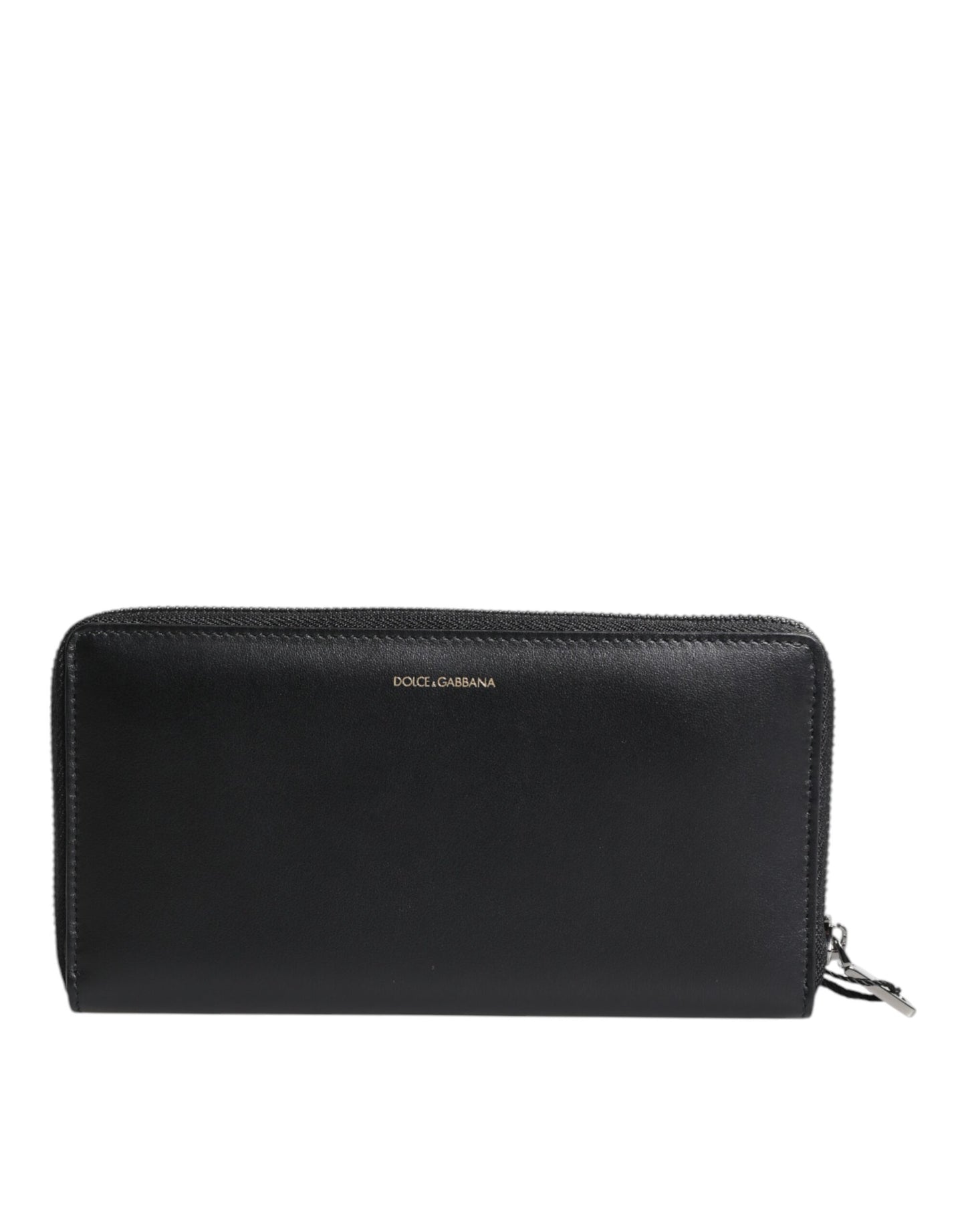 Black Blue Exotic Leather Embossed Continental Wallet-Dolce & Gabbana-LabelTerrace.com