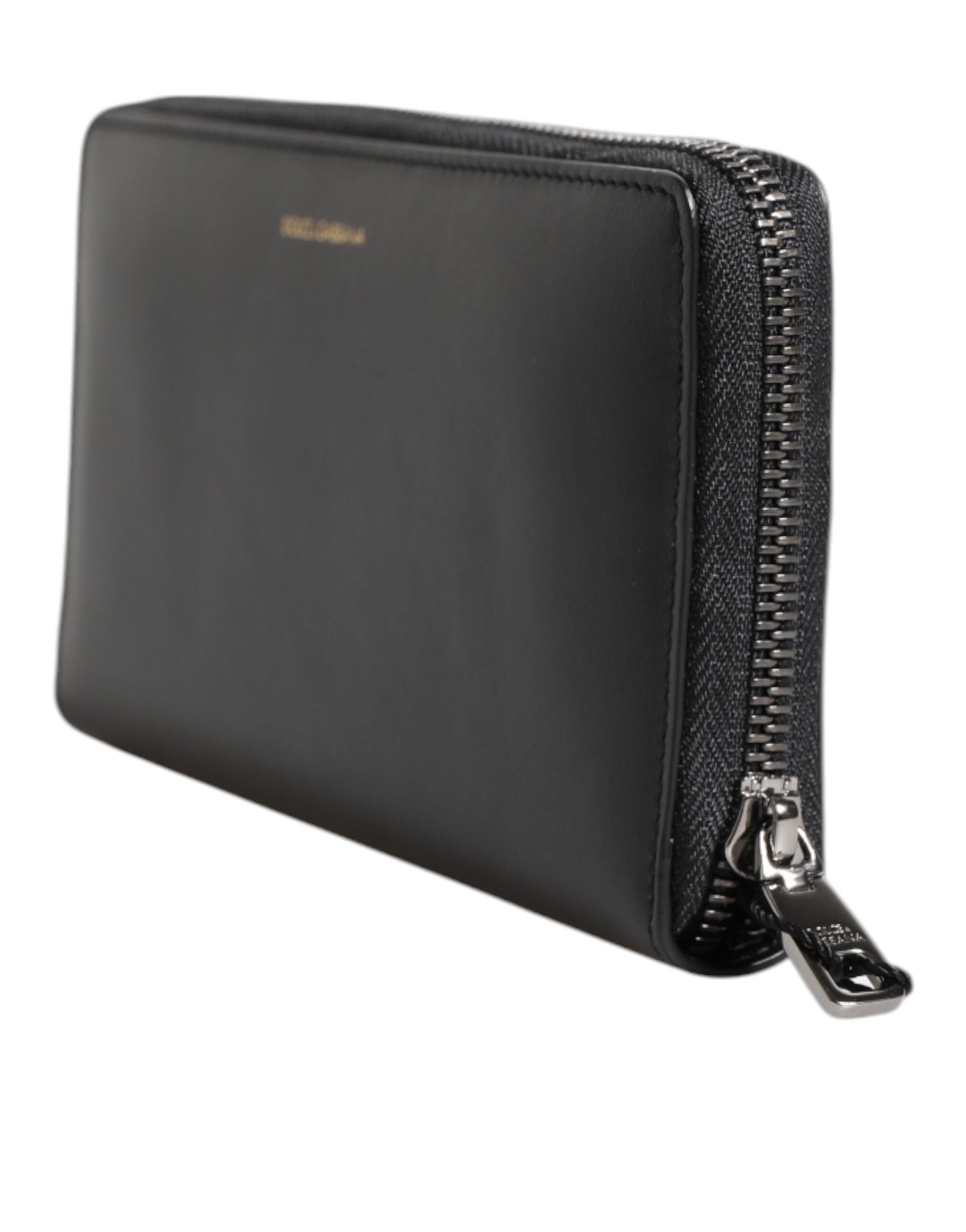 Black Blue Exotic Leather Embossed Continental Wallet-Dolce & Gabbana-LabelTerrace.com