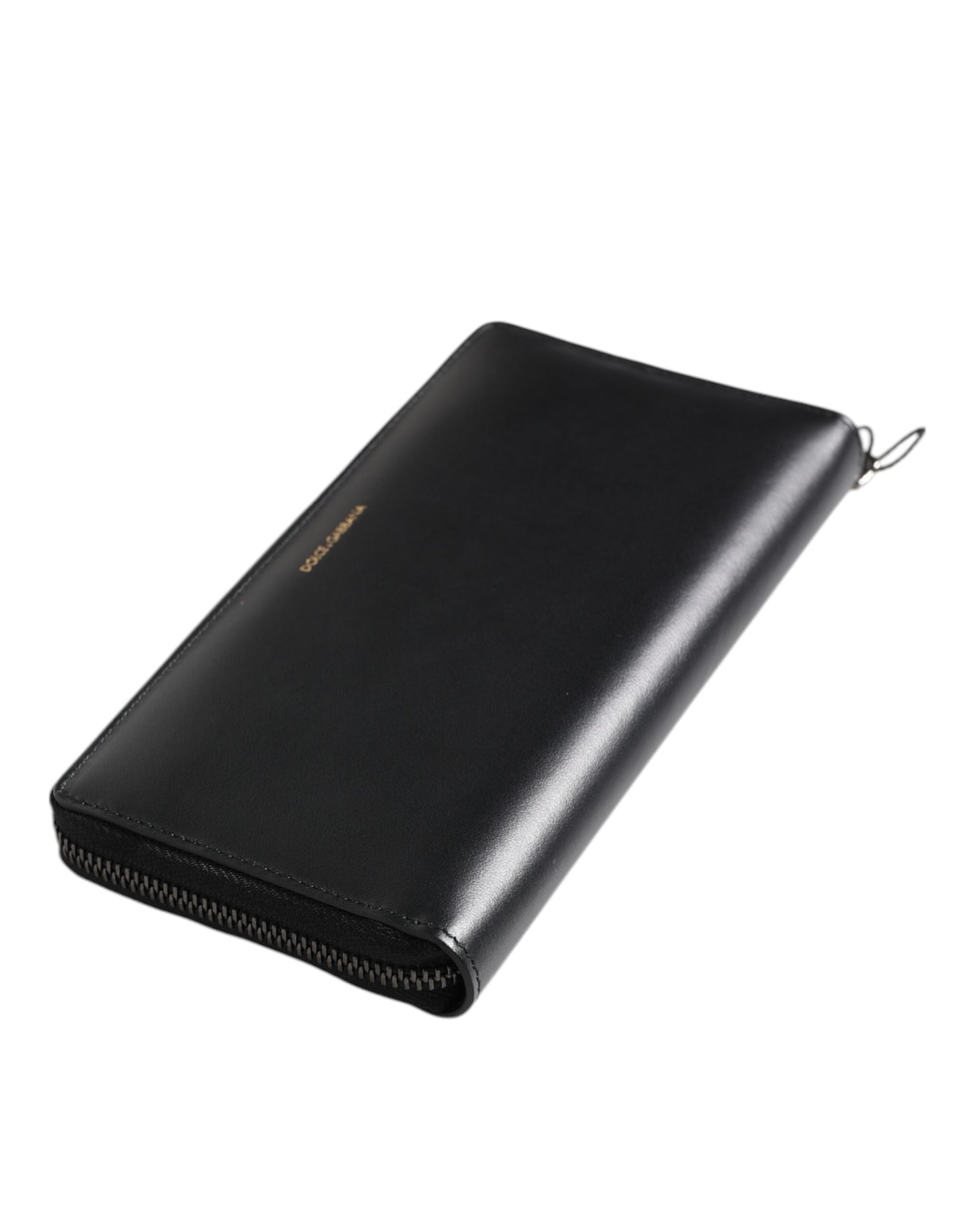 Black Blue Exotic Leather Embossed Continental Wallet-Dolce & Gabbana-LabelTerrace.com