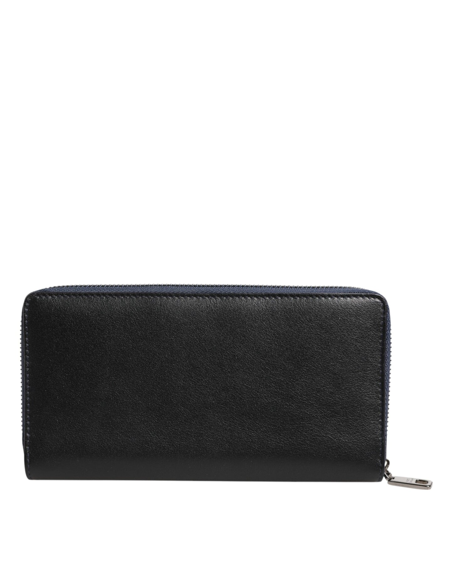 Black Blue Exotic Leather Men Continental Clutch Wallet-Dolce & Gabbana-LabelTerrace.com