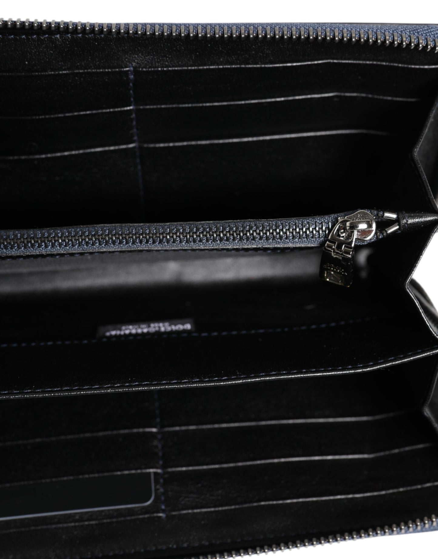 Black Blue Exotic Leather Men Continental Clutch Wallet-Dolce & Gabbana-LabelTerrace.com
