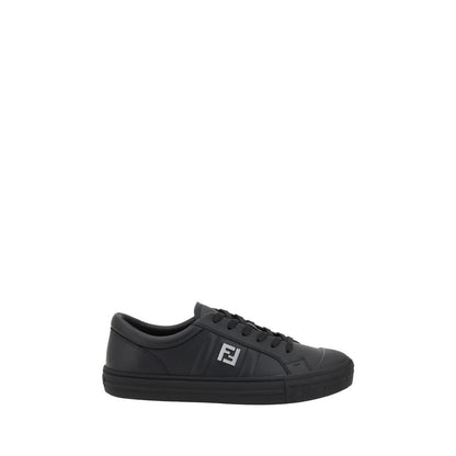 Black Calf Leather Bos Taurus Athletic Sneakers