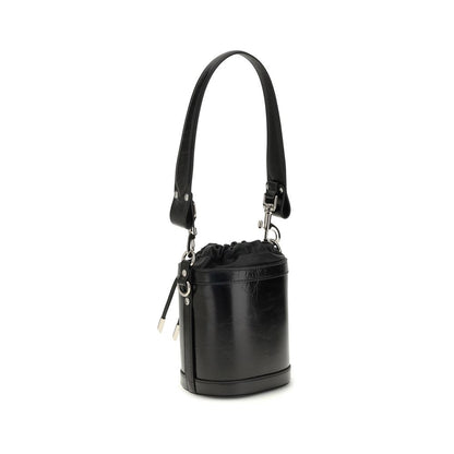 Black Calf Leather Bos Taurus Backet Bag