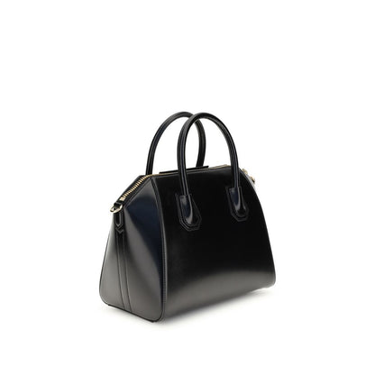 Black Calf Leather Bos Taurus Handbag