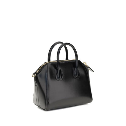 Black Calf Leather Bos Taurus Handbag