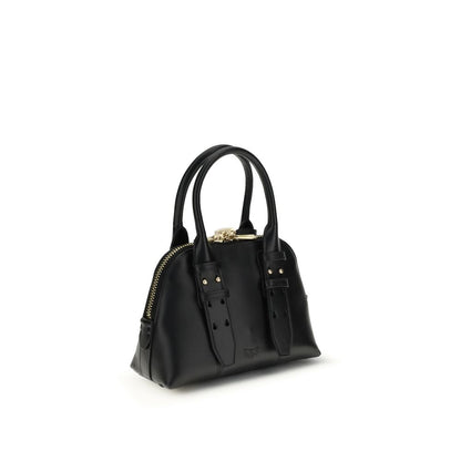 Black Calf Leather Bos Taurus Handbag