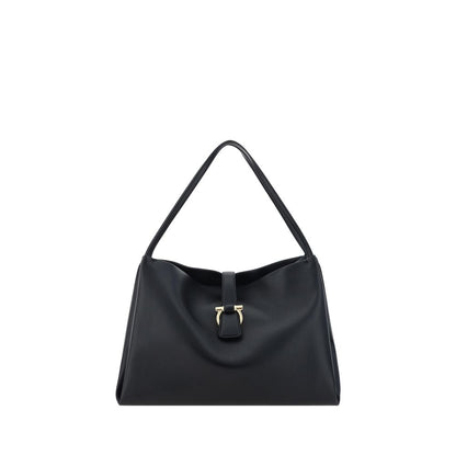 Black Calf Leather Bos Taurus Handbag