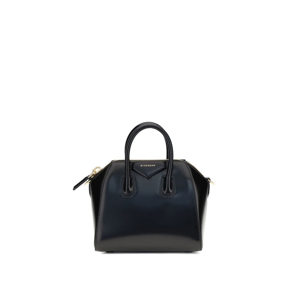 Black Calf Leather Bos Taurus Handbag