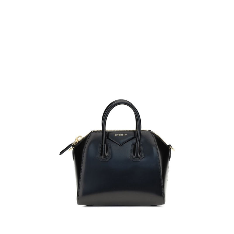 Black Calf Leather Bos Taurus Handbag