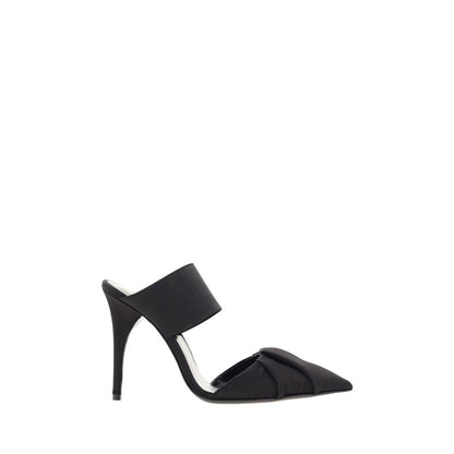 Black Calf Leather Bos Taurus High Heel Pumps