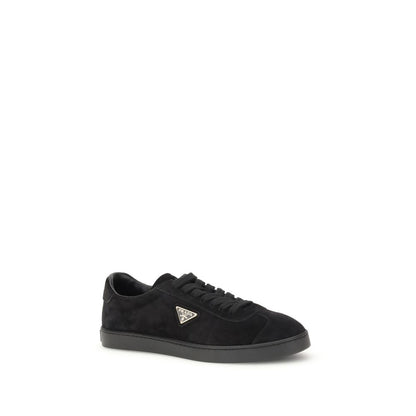Black Calf Leather Bos Taurus Low Top Sneakers