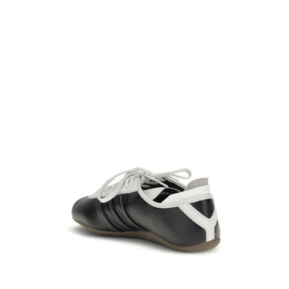 Black Calf Leather Bos Taurus Low Top Sneakers