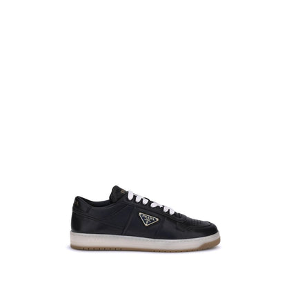 Black Calf Leather Bos Taurus Low Top Sneakers