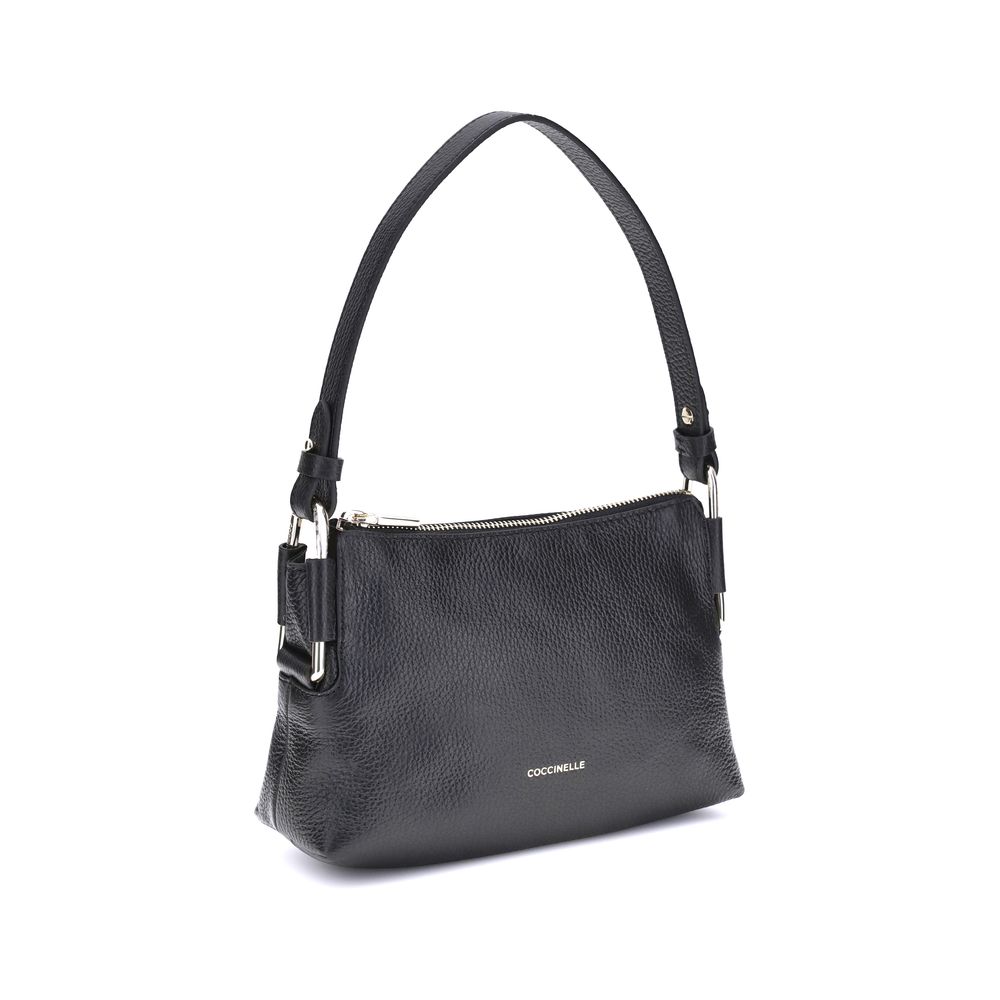 Black Calf Leather Bos Taurus Shoulder Bag